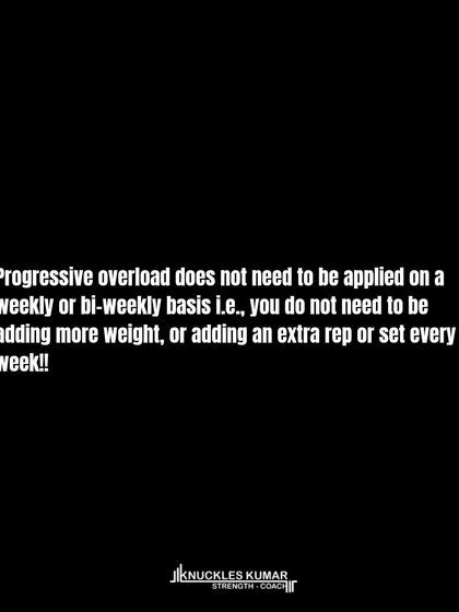 Progressive overload is one of the most misunderstood concepts. It isn't about adding weight every week. It's a reactive process based on your body's adaptation, ensuring the training stimulus remains challenging enough to drive continued progress without being excessively aggressive.