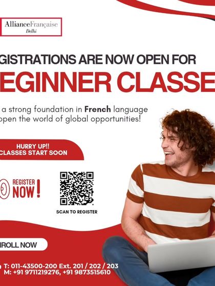 Say "Bonjour" to a new beginning. Our beginner classes for the Summer 2025 session are starting soon. Enroll now to learn from certified faculty and gain access to international certifications.