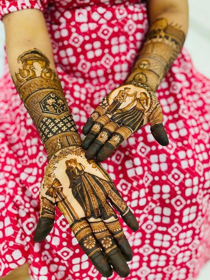 Anand Mehndi Artist - Bridal Mehndi Custom Storytelling & Portraits photo 56