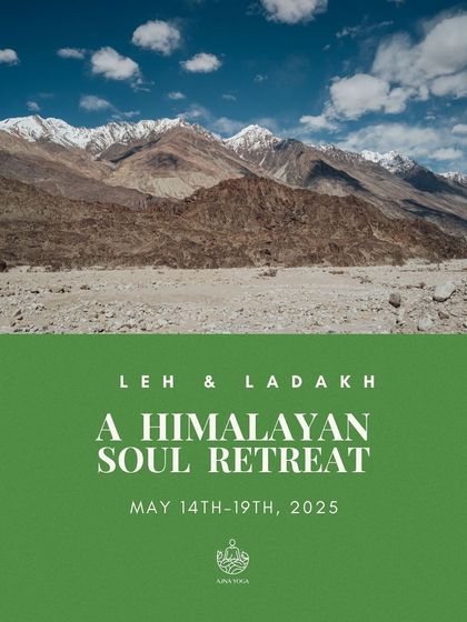 A Himalayan Soul Retreat in Leh & Ladakh. The stark, powerful beauty of the landscape itself is a teacher, inviting us into a state of meditative stillness and deep connection with the natural world.