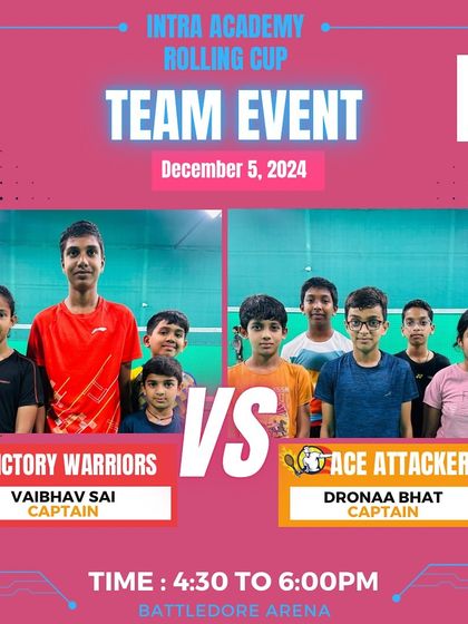 Manoj Kumar - Badminton Coaching for Kids & Youth Intra-Academy Rolling Cup photo 8