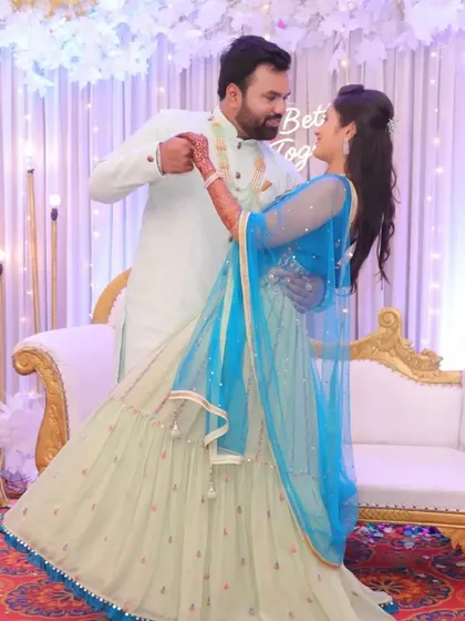 A beautiful shot from an engagement performance. I work with couples to make sure they feel comfortable and confident, so their natural chemistry shines through in every photo and video.