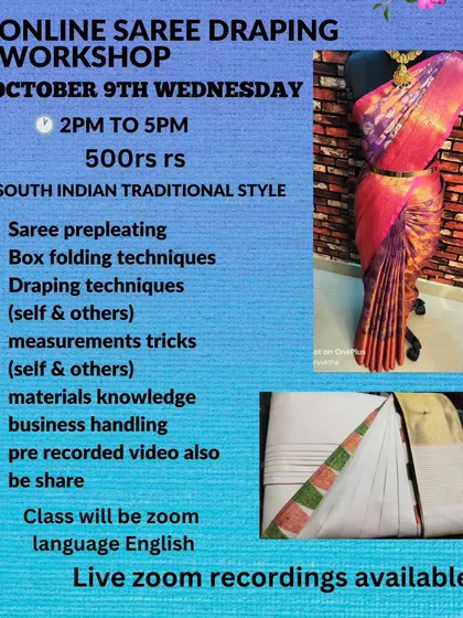 This workshop included business handling and provided live zoom recordings for later practice.