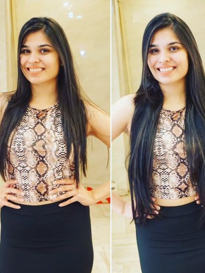 Another great example of a subtle but effective upgrade. The added length gives her hair a more complete and styled appearance.