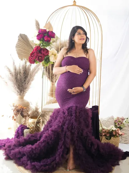 Lens And Stories - Maternity Photography The Glow of Motherhood: Solo Portraits photo 22