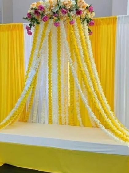 Vibrant Haldi & Mehndi Setups photo 8