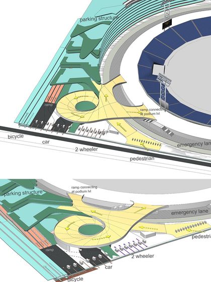 Ochre Architects - Architectural Design & Master Planning Master Planning: MCA Pune Competition photo 16
