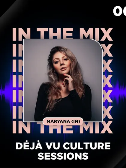 The official graphic for my guest mix on Déjà Vu Culture Sessions, where I featured some of my own unreleased music.
