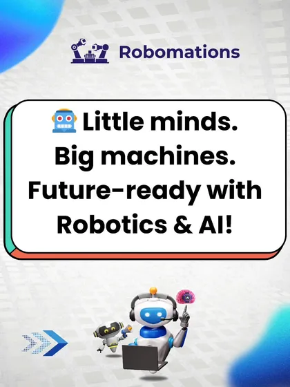 Little minds, big machines. Our mission is to get kids future ready with robotics and AI.