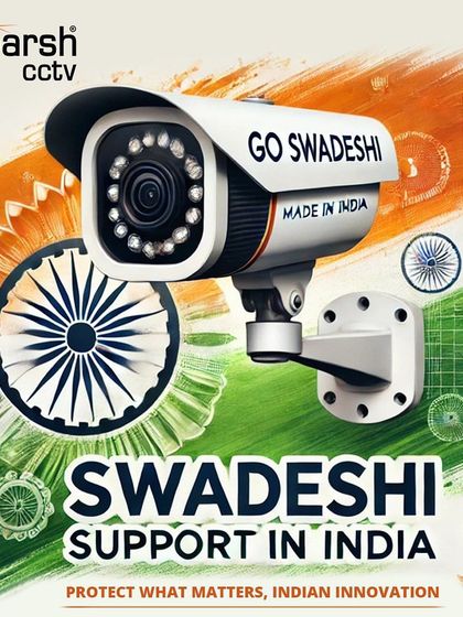 Go Swadeshi, Support in India. This image is a call to action to support Indian innovation. By choosing our Made in India products, you invest in our country's future and its journey toward self-reliance.