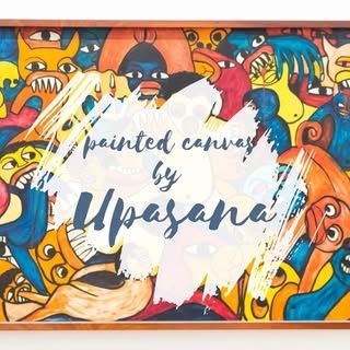 Painted Canvas By Upasana