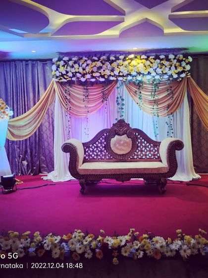 Dhriti Santhosh - Wedding Decoration Elegant Reception & Engagement Stages photo 12