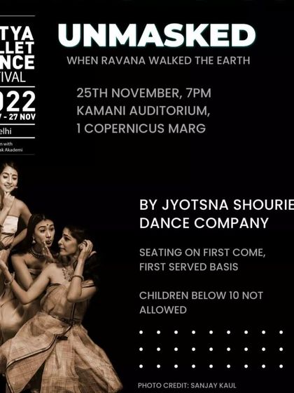 The event poster for our performance at the Natya Ballet Dance Festival in 2022. Being part of such prestigious festivals is an honor and a joy.