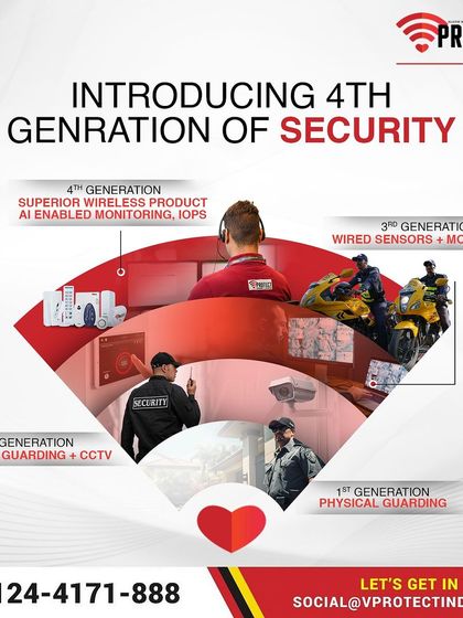 Security has evolved. We have moved beyond simple physical guarding and CCTV to the 4th Generation of security. Our system uses superior wireless products and AI-enabled monitoring to provide proactive, intelligent protection.