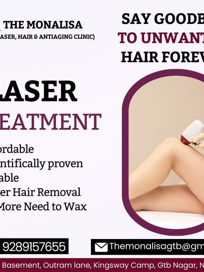Our laser treatment is a scientifically proven and reliable method for achieving faster hair removal. This image shows a leg treatment in progress, a common area where we help clients say goodbye to the need for frequent waxing.