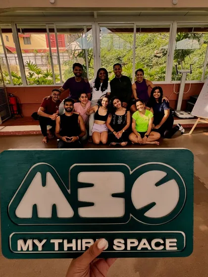 It's all about the people. This is my tribe, my community, after a session at My Third Space. The smiles and shared energy are what make these dance fitness classes so special. It's more than a workout; it's a family.