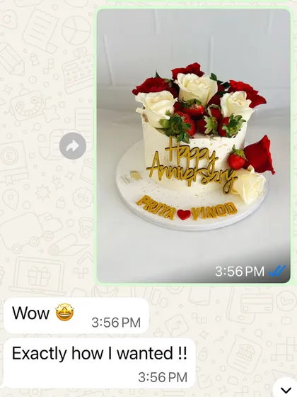 This is why I love what I do. Getting messages like this from happy clients makes every late night and early morning in the kitchen completely worth it. Your trust and happiness are the best ingredients.