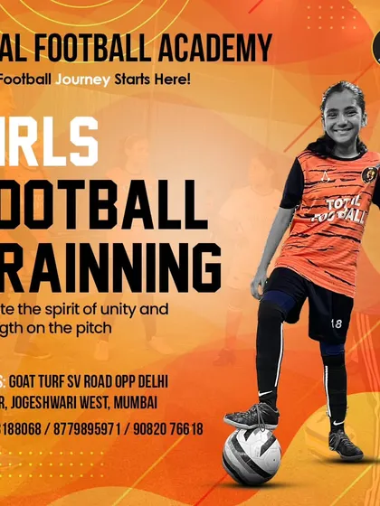 We are dedicated to growing the women's game. Our specialized girls' football training program in Jogeshwari West is designed to empower young female athletes and build future champions.
