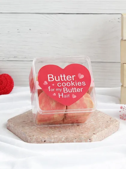 Simple and sweet, these heart-shaped butter cookies are a lovely treat for Valentine's Day.