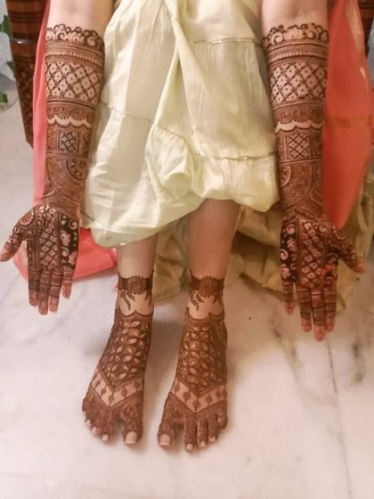 Mehendi Art by Nishat - Mehndi (Henna) Artistry Elaborate Bridal Henna photo 116