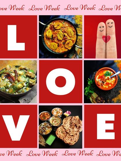 Celebrating love week with a menu full of love. Our dishes are the perfect way to show you care.