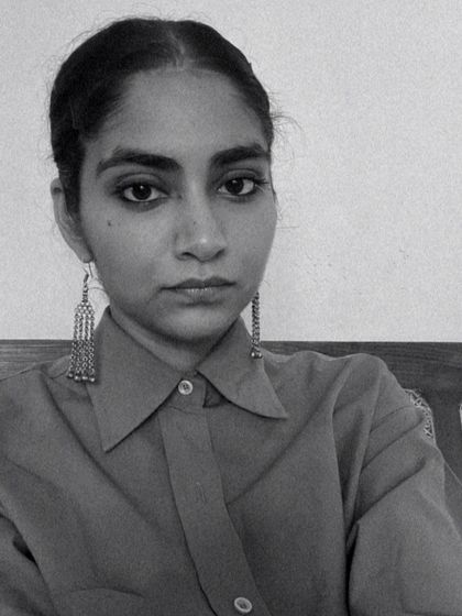 A portrait of artist Avnit Singh, who hosted an open studio at Kānike to share her healing and meditative watercolour works with our community.