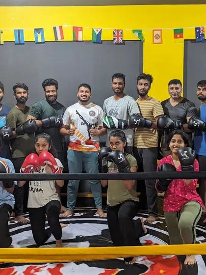 We are proud of our diverse and dedicated community. This group of fighters, including both men and women, represents the spirit of our academy: strong, focused, and ready for any challenge.