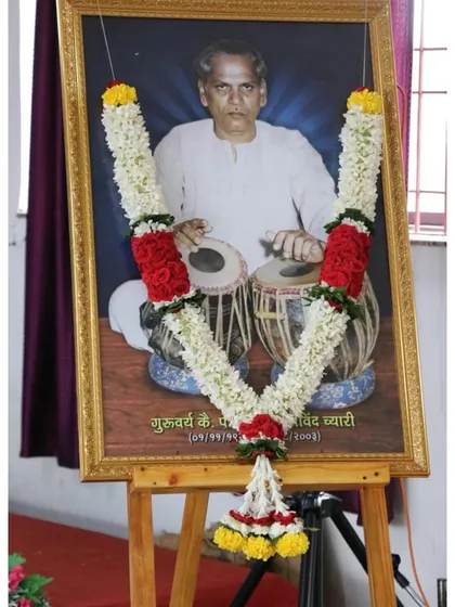 Remembering my father and my first Guru, Pt. Prabhakar Chari, on his Birth Anniversary. A renowned Tabla player in Goa, he is the reason I am what I am today.