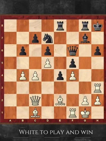 Dive into this chess puzzle and unravel the winning moves. It's White to play and win in this complex middlegame position.