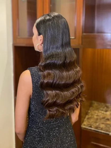 Classic Hollywood waves. This style is defined by its deep, uniform S-shaped waves and is the epitome of vintage glamour.
