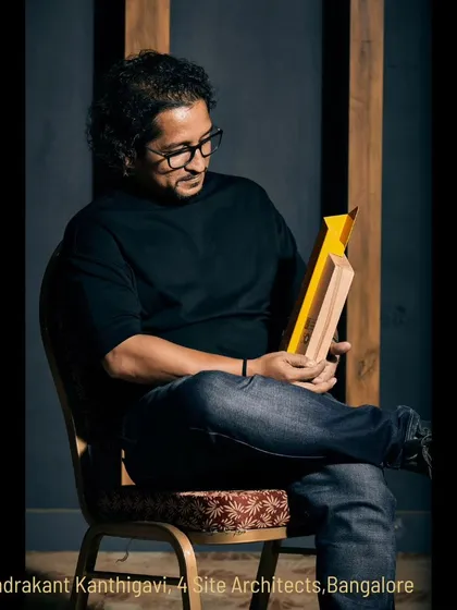 This portrait was taken after receiving the IIID regional award, a reminder of our commitment to pushing design boundaries across different project types.