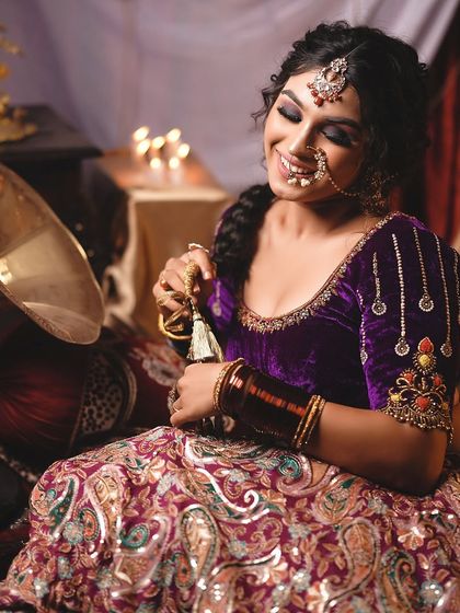 Sushma Manjunath - Bridal & Event Makeup and Styling Creative Portfolio & Student Work photo 76