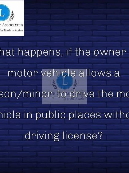 Posing a critical question about owner liability when a minor or unlicensed person drives their vehicle. Understanding these laws is essential for every vehicle owner.