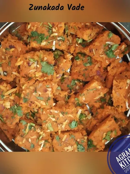 For those who want something unique, I offer Zunakada Vade. This is a savory cake made from gram flour and spices, a true specialty from our region. It's a flavorful and satisfying snack you won't find everywhere.