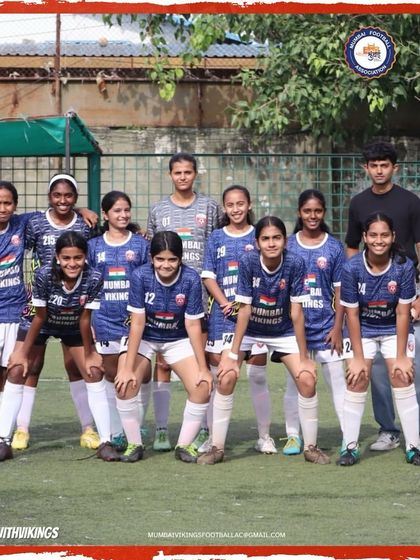 Our U17 girls squad, pictured here at a Youth Premier League match. This team photo shows the determined faces of players who are ready for competitive football and represent the academy with pride.