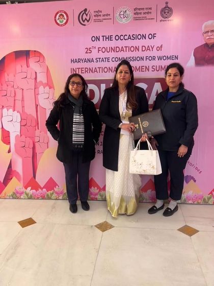 With my team at the summit, feeling inspired and motivated.