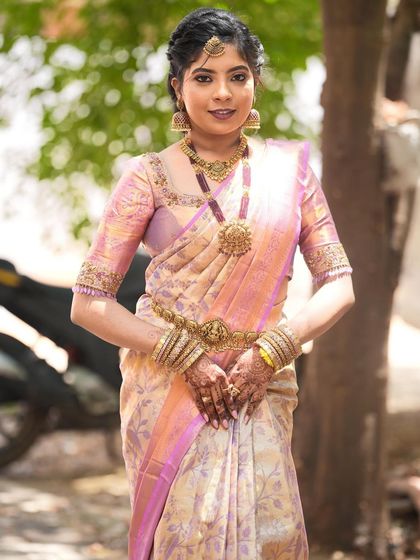 Anthariya by Nidhi Gowda - Custom Bridal & Occasion Wear Grand Bridal Sarees & Muhurtham Wear photo 101