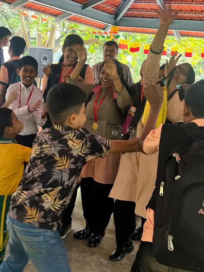 Pure joy and celebration at an inclusion event. My goal is to spread smiles and create happy memories for every single child.