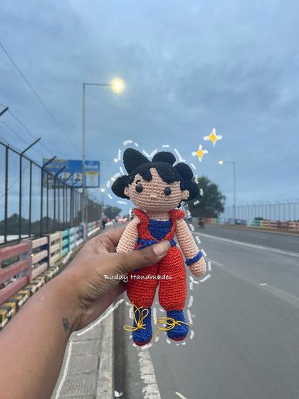 Goku's day out. I took this custom-made Goku plushie on a little adventure to capture some cool shots. It's so fun to see these characters out in the real world.