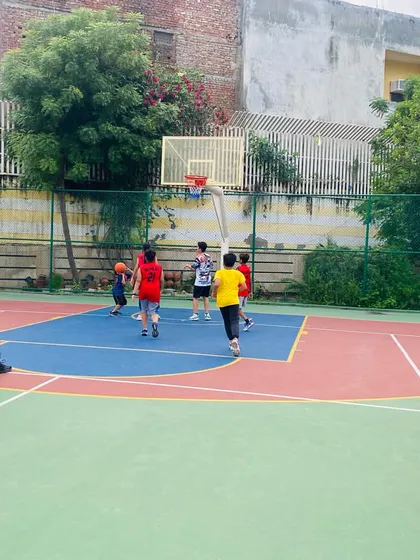 A player takes a shot.