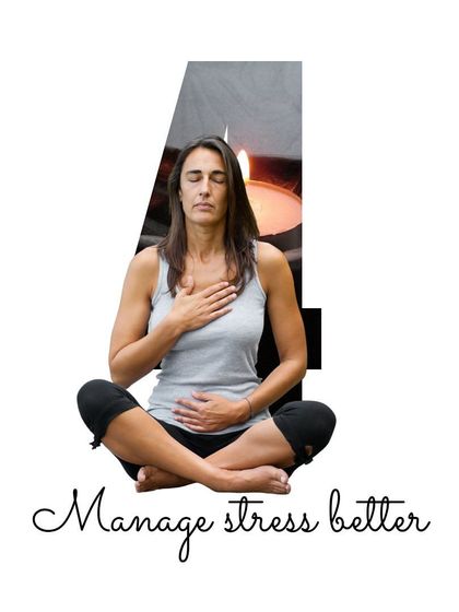 Tip 4: Manage stress better. Chronic stress takes a toll on your health. I teach healthy coping mechanisms like meditation and yoga.