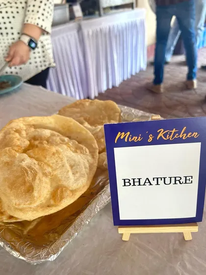 Freshly made Bhature for a Republic Day brunch. Paired with our spicy Chole, it's a classic North Indian breakfast that's perfect for any celebration.