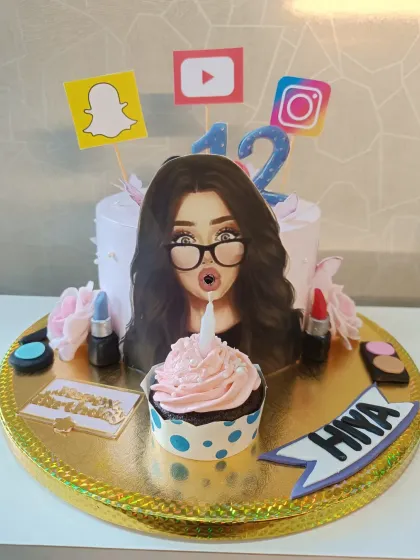 A cake that captures the social media trend of "blow-out" cakes. While I have my reservations, I'm always willing to try new things to make your celebration perfect.
