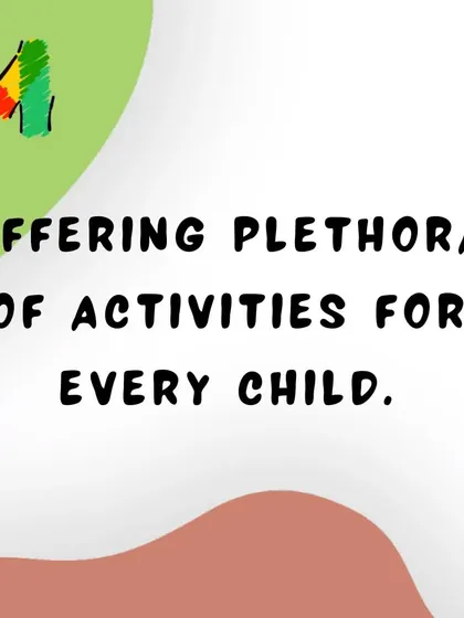 We offer a plethora of activities for every child. From art workshops to storytelling, our goal is to provide interactive and creative fun for all.