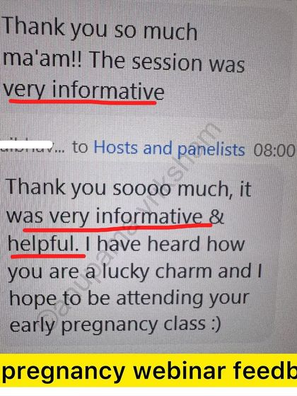 "I have heard how you are a lucky charm." This feedback is humbling. I am just here to provide information and hope.