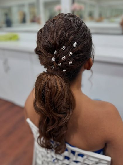 Bhavya Achar - Bridal & Occasion Styling Romantic Open & Half-Up Styles photo 42