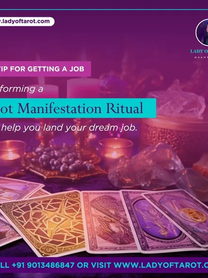 Here is a tarot tip for landing your dream job. Performing a tarot manifestation ritual can help you align your energy with your career goals and open the door to new opportunities.