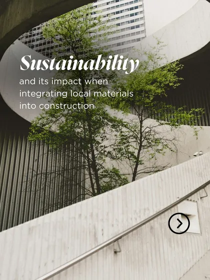 An exploration of sustainability and the impact of integrating local materials into construction. By choosing materials sourced nearby, we create architecture that is both environmentally responsible and contextually appropriate.