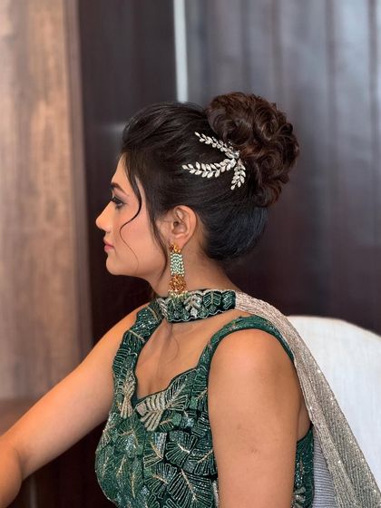 Bhavya Achar - Bridal & Occasion Styling Elegant Updos & Buns photo 8