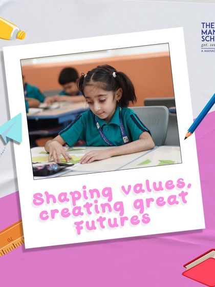We are not just teaching subjects; we are shaping values and creating great futures. A student focuses on her work, reflecting the discipline and dedication we instill.